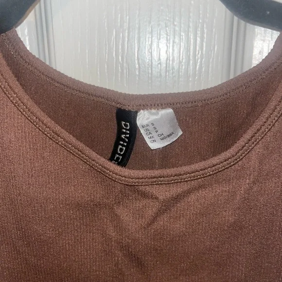 Divided Ribbed Top - Picture 2 of 2